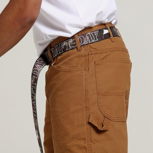 <span class=keywords><strong>Jean</strong></span> chaud d'été pour homme avec ceinture, <span class=keywords><strong>Short</strong></span> <span class=keywords><strong>en</strong></span> Denim marron rincé <span class=keywords><strong>court</strong></span> coupe ample - Product Image 4