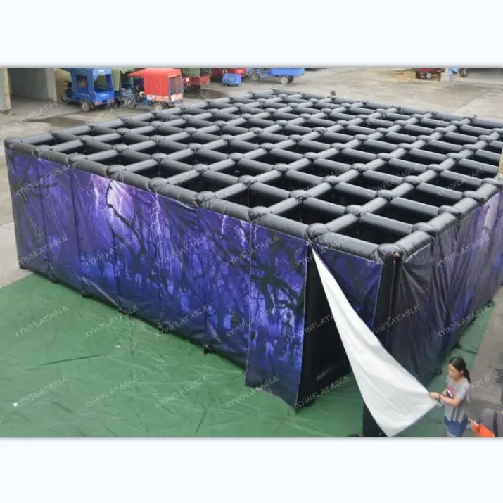 2021 Hot sale inflatable haunted house maze, haunted house inflatable maze for Halloween