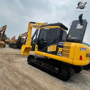 Excavatrice sur chenilles Komatsu 110 d'occasion, marque japonaise d'origine, 11 tonnes, mini-excavatrice compacte. - Product Image 5