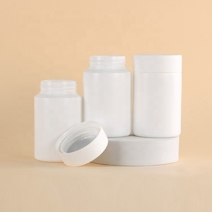 White Jar Customized Capsule <b>Bottle</b> Pharmaceutical Packaging HDPE Plastic Capsule For Health Products <b>Pill</b> Can With Screw Cap - Product Image 3