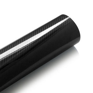 Pellicola avvolgente in vinile in PVC/PET in fibra di carbonio ad alta lucentezza per auto - Product Image 1