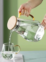 Bouteille en verre borosilicate haute résistance, carafe en verre en forme de diamant, théière, vente chaude
