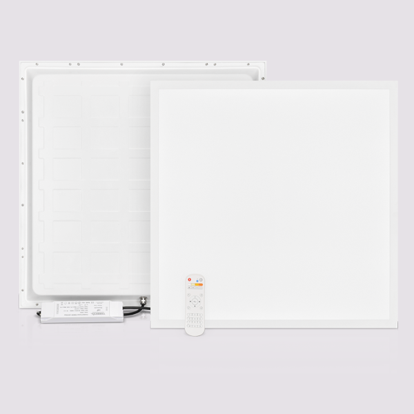 Ceiling Slim Embedded Square RGB Led Panel Light Commercial Office 60x60/62x62/30x120 Dimmable Flicker Free UGR<22 High CRI 80