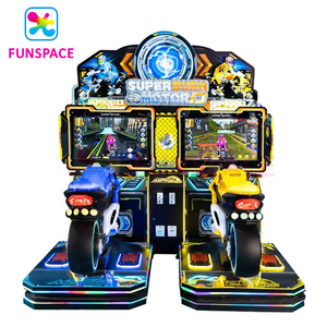 Funspace Factory videogame Arcade a gettoni schermo da 37 pollici 2 giocatori che guidano simulatore di macchina da gioco per centro di gioco - Product Image 2