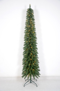 Árbol <span class=keywords><strong>de</strong></span> <span class=keywords><strong>Navidad</strong></span> Artificial <span class=keywords><strong>de</strong></span> PVC Preiluminado en Oferta, Decoración Navideña, Árbol <span class=keywords><strong>de</strong></span> <span class=keywords><strong>Navidad</strong></span> <span class=keywords><strong>Delgado</strong></span> y Elegante - Product Image 2