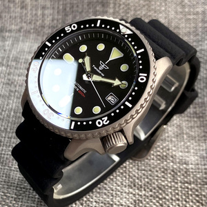 Tandorio Titanium SKX Montre Automatique Étanche Hommes <span class=keywords><strong>Cadran</strong></span> Orange 120 clics Lunette 3.8 Couronne Diver Montre-Bracelet 41mm Acier 316L - Product Image 6