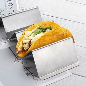 2/3 Pack W Shaped Stainless Steel Taco Stand Rack Mexican Taco Holder - Product Image 3