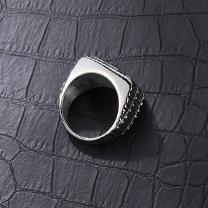 Anello Punk da uomo in acciaio inossidabile con disegno a barca all'ingrosso - Product Image 5