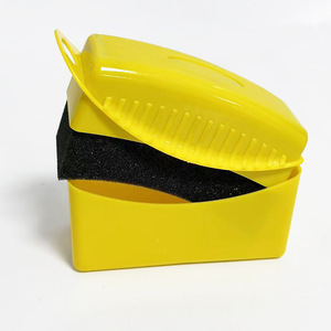 Car Cleaning Sponge Plastic Rectangular For Tire Wiper Polishing Waxing Interior Trim Corner Cleaning - Product Image 1