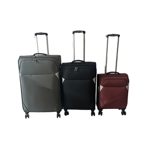 Originale fabbrica 20 "24" 28 "bagagliaio bagaglio tirare le valigie grigio morbido manico Valise set bagagli - Product Image 1