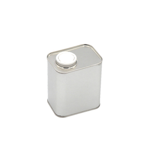 ที่กำหนดเองการพิมพ์สีเงินสกรูฝาปิดด้านในปิดผนึกน้ำมันกาแฟกระป๋องที่มีฝาปิดพลาสติก - Product Image 5