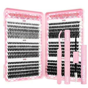 Extensions de cils DIY 30-100D, faux cils en grappe naturels et doux pour un style européen et américain - Product Image 5