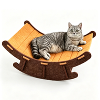 Hamac pour chat en feutre, lit pour chat, chaise longue détachable pour animaux de compagnie, multicolore, maison de repos pour chaton d'intérieur, mobilier pour animaux de compagnie personnalisé