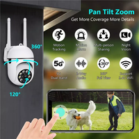 Precio de fábrica 5G WiFi Ptz Color visión nocturna teléfono inteligente Vista Remota CCTV inalámbrico Yiiot 2MP 1080P Cámara IP