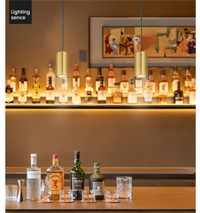 Luce di <span class=keywords><strong>sospensione</strong></span> in alluminio di lusso <span class=keywords><strong>per</strong></span> l'illuminazione Home Bar in stile moderno con lampadario <span class=keywords><strong>a</strong></span> LED GU10 - Product Image 4