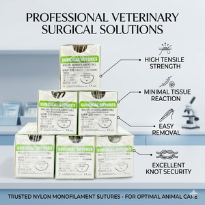 Hilo Quirúrgico Veterinario Estéril de Poliglactina 910, Vicryl, Nylon, Seda y PGA, Calibres 3-0, 4-0, 5-0, 75cm, <span class=keywords><strong>para</strong></span> Práctica Clínica - Product Image 5