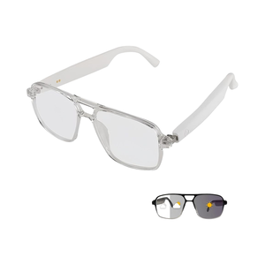 GS10 Smart Glasses IP67 Waterproof pour App Control Charging Magnetic <span class=keywords><strong>Voice</strong></span> Call <span class=keywords><strong>Blue</strong></span> Light Filtering Lenses Open-Ear Sound - Product Image 1