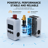 Compresseur d'air portable CE pour vélo, gonfleur automatique de pneus 130 PSI, mini pompe avec valve Schrader Presta pour vélo