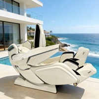 Nouveau design 2026 – Tableau de massage 4D SL à gravité zéro avec airbags intégraux, cuir PU, chauffage, shiatsu, vibrations, commande vocale et Bluetooth sans fil