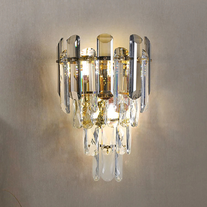 Chi phí-hiệu quả sang trọng nội thất Champagne vàng đèn tường đèn treo tường phòng khách sảnh thời trang Thiết kế đèn tường - Product Image 1