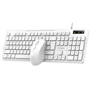 Raiku Lk200 <b>Wireless</b> <b>Keyboard</b> <b>Mouse</b> Combo <b>White</b> Business Office Use - Product Image 5