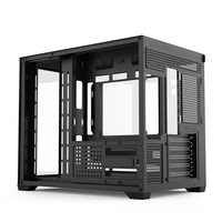 BAJEAL Steel Micro ATX/ITX Mid Tower PC Case Side Panel Window Sleek Spacious Design Customizable Stylish Gaming Case Featuring