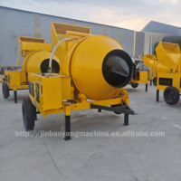 Camion malaxeur à béton avec tambour rotatif, malaxeur à béton et ciment avec tambour auto-chargeur JZC350