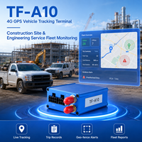 Traceur GPS 4G pour véhicule avec alarmes SOS, de survitesse et de coupure de courant, indice IP54, température de fonctionnement de -45 à 85°C