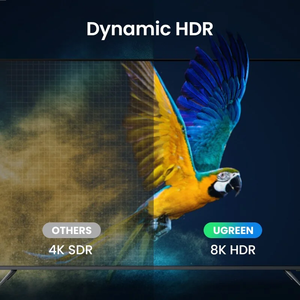 Câble <span class=keywords><strong>HDMI</strong></span> 2.1 à fibre optique <span class=keywords><strong>UGREEN</strong></span> HD141 48 Gbps 8K 60Hz 4K 240Hz HDR dynamique EARC HDCP2.3 Unidirectionnel 10M/20M/30M/50M - Product Image 4