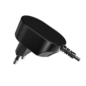 Fábrica intercambiável 5v 2.5a 3.1a 9v2a 12v1.5a 24v 0.75a Adaptador AC DC 18w fonte de alimentação tipo parede adaptador de energia