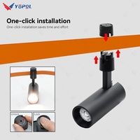 Ceinture de piste magnétique suspendue Système d'éclairage COB Ceinture de suspension magnétique Lumière de piste LED pour une installation facile et des spots réglables