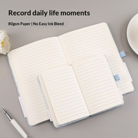 Nouveau carnet A5 en similicuir avec logo, ensemble de bloc-notes professionnel, impression numérique, agenda portable créatif - Cadeau