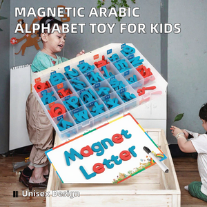 Letras del Alfabeto Magnéticas de Espuma EVA, Imanes de Letras, Juguete de Aprendizaje de Números y Letras Árabes para Niños, Educación Preescolar - Product Image 2
