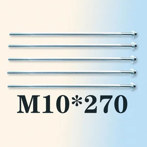 Vis longue M10*270 en acier au carbone galvanisé haute résistance, matériau de protection pour pièces de moteur essence/diesel - Product Image 2