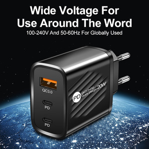 Nouveaux produits USB QC3.0 adaptateur de charge rapide pour <span class=keywords><strong>iPhone</strong></span> 15 <span class=keywords><strong>14</strong></span> <span class=keywords><strong>Pro</strong></span> 2 PD20W Type C chargeur USB C meilleur vendeur accessoires mobiles - Product Image 2
