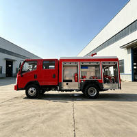 Nouveau camion-citerne diesel 4x2 pour la lutte contre les incendies, véhicule de sauvetage avec une capacité de 3001 à 5000 L, arroseur d'urgence