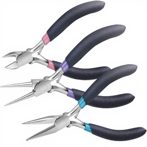 3PCS Carbon Steel Jewelry <b>Pliers</b> <b>Set</b> Jewelry Making Tools Kit Includes Needle Nose <b>Pliers</b> Wire Cutters A+ Grade 1 Year Warranty - Product Image 1