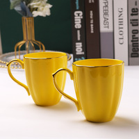 Tasse en Porcelaine Fine Créative – Design Minimaliste Moderne, Haute Valeur Esthétique, Résistante aux Hautes Températures, Compatible Micro-ondes et Lave-vaisselle