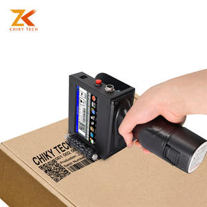 12,7 мм, быстрая сухая этикетка со штрих-кодом, пластиковая коробка, портативный интеллектуальный Модернизированный ручной струйный принтер, пистолет - Product Image 1