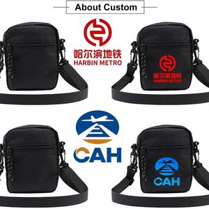 Customizable Logo Messenger Fashion <b>Small</b> Cross Body Unisex Shoulder Tool Bag Promotion Gift Custom Men Designer Bags - Product Image 3
