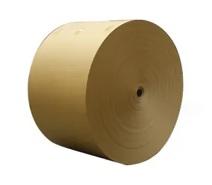Factory Supply Eco Friendly Food Grade Brown Jumbo Kraft Paper Roll for Paper Cups Bowls
