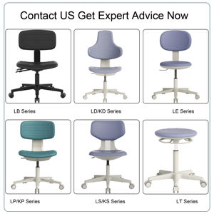 Silla moderna de laboratorio escolar para física, química, biología, Material de hierro, asiento de laboratorio - Product Image 4