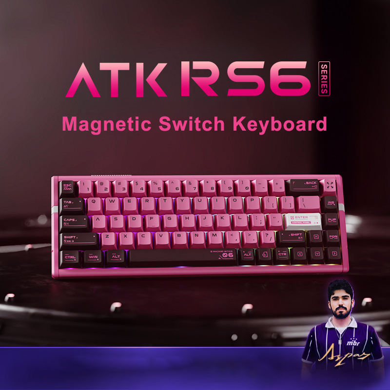 ATK RS6 Series - Ultra CNC Aluminum 8K Low Latency PBT Keycaps