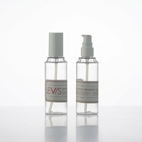 Flacon vide en PET de 30 ml (1 oz) avec pompe pulvérisatrice pour cosmétiques, shampoing, OEM