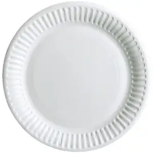 White 7 Inch Paper Plates - Bulk Paper Plates White Disposable Plates - Great For Any Event