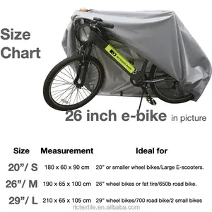 Heavy Duty Bicycle Covers Outdoor Storage Waterproof Bike Cover Or Rain Cover Easy Traveling