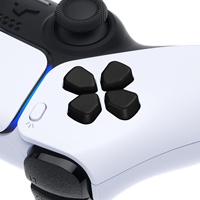 Boutons D-Pad SDP en plastique noir, touches directionnelles pour manette PS5 PS4