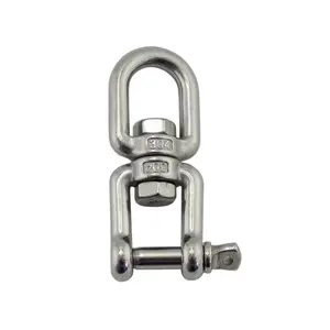 Rigging Hardware Chain Double Ended Snap Eye Jaw End Swivel For Camping Hiking Walking Travel