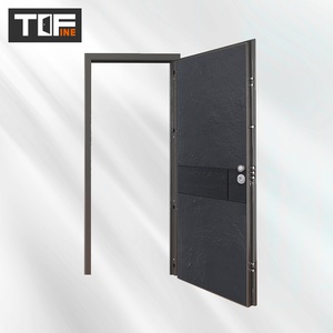 Porte de sécurité en acier galvanisé simple, design moderne et élégant en acier inoxydable, pour la maison, Indonésie - Product Image 2
