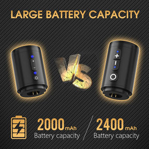 <span class=keywords><strong>Ambition</strong></span> <span class=keywords><strong>Ninja</strong></span> 2.0, Pistola de Tatuaje Eléctrica con Pantalla Digital, Máquina de Tatuaje Rotativa Inalámbrica Profesional para Artistas del Arte Corporal - Product Image 6